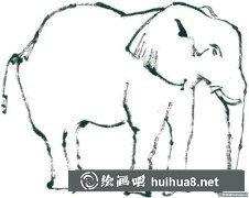 國畫大象繪制技巧