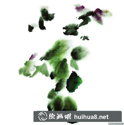 國畫紫藤花怎么畫