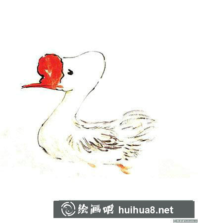 國(guó)畫鵝怎么畫