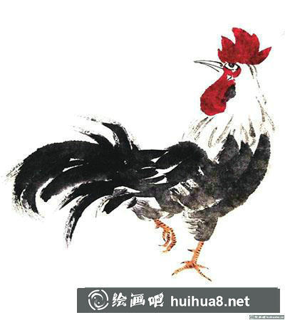 國(guó)畫(huà)公雞怎么畫(huà)