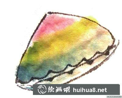 國畫貝殼怎么繪制