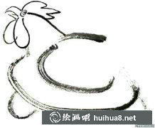 國(guó)畫雞繪制教程