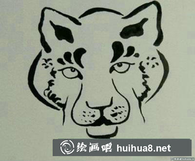 兒童畫豹子怎么畫