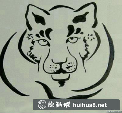 兒童畫豹子怎么畫