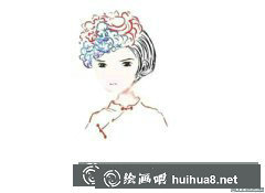 插畫教程：畫Q版小神婆步驟