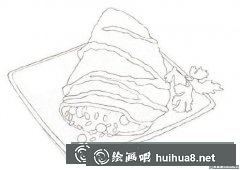 水彩畫蛋包飯教程步驟