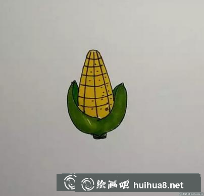 玉米兒童畫