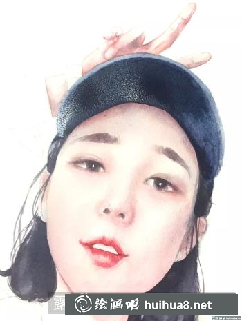 水彩畫人物