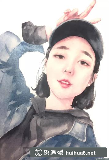 水彩畫人物