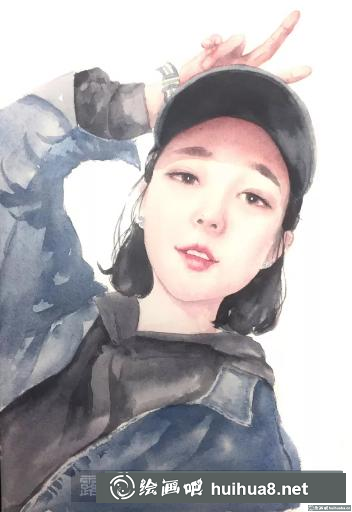 水彩畫人物