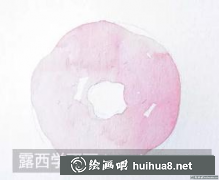 水彩美食繪：粉嫩甜甜圈教程