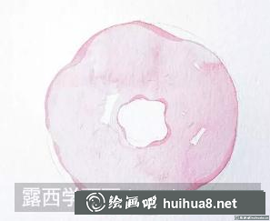 水彩畫甜甜圈