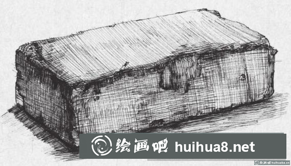 鋼筆畫磚塊