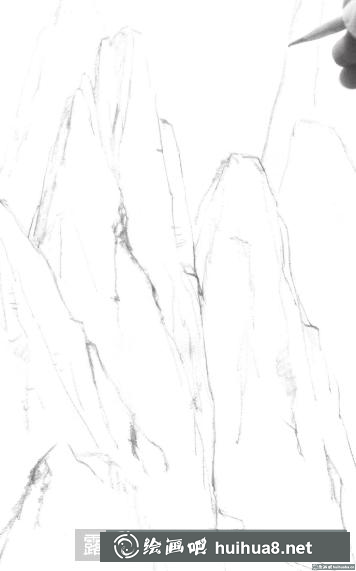 速寫畫高山