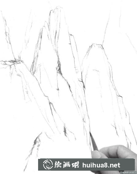 速寫畫高山