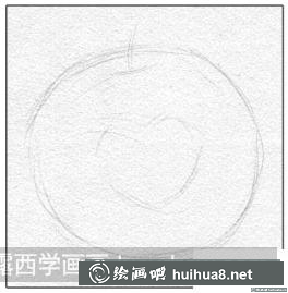 素描畫蘋果