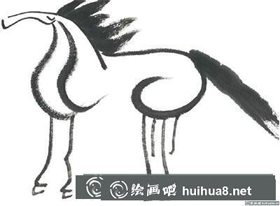 國畫馬怎么畫