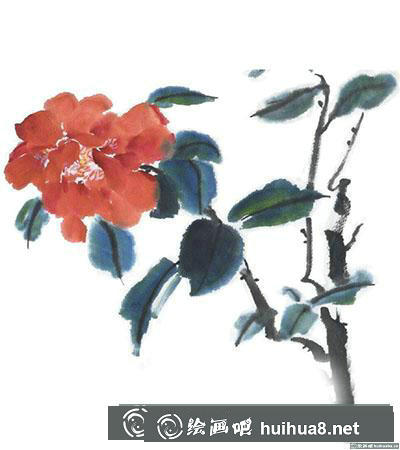 國(guó)畫(huà)山茶花怎么畫(huà)