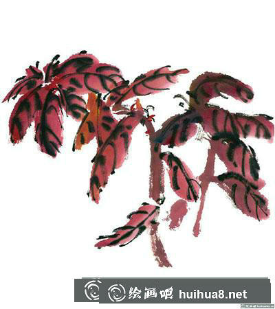 國(guó)畫(huà)雁來(lái)紅怎么畫(huà)