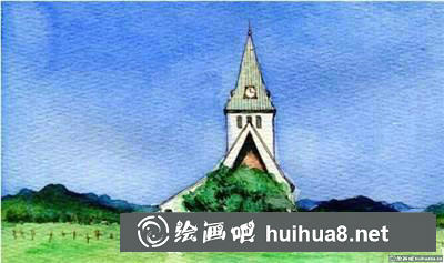 風(fēng)景水彩畫