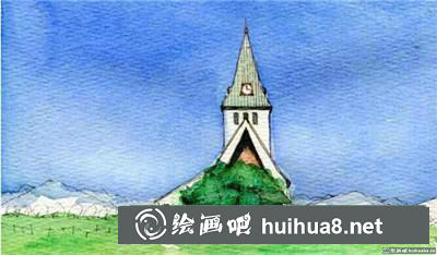 風(fēng)景水彩畫