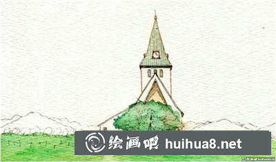 風(fēng)景水彩畫