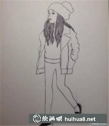 時尚女孩插畫教程