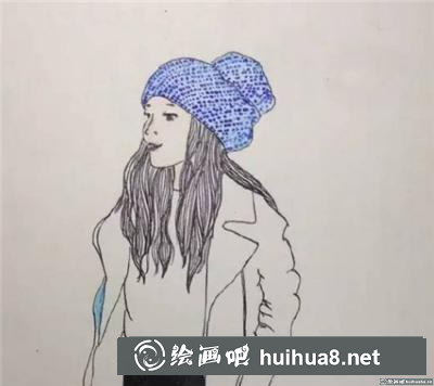 時(shí)尚女孩的畫法