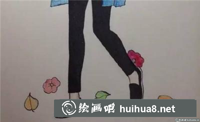 時(shí)尚女孩的畫法