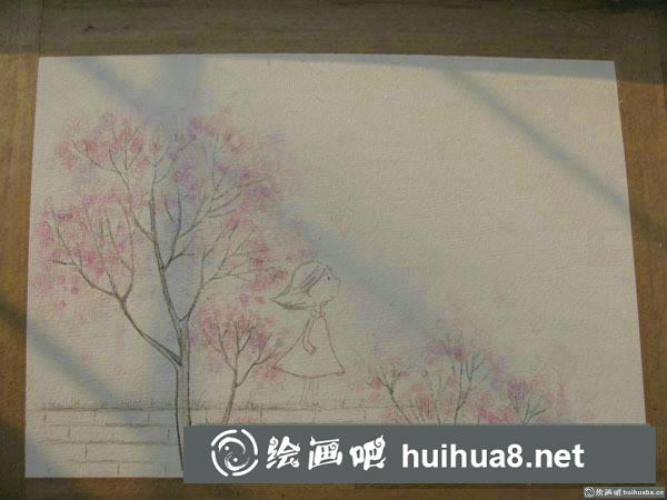 春天來咯插畫