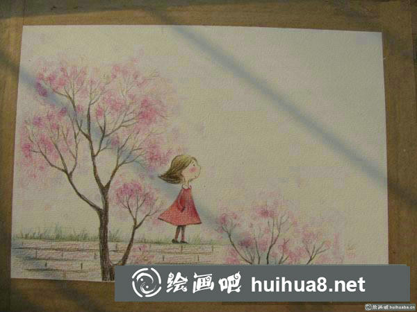 春天來咯插畫
