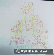 薔薇花插畫教程圖解