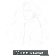 外國小姐姐素描畫步驟教程