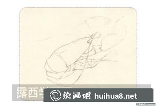 水彩畫小龍蝦