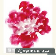 國畫紅牡丹畫法解析