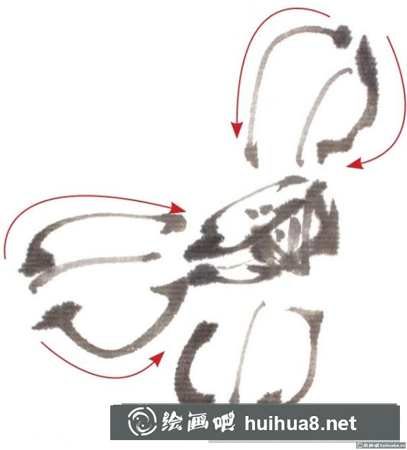 國畫水仙花