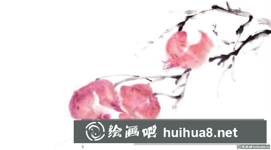 國畫石榴