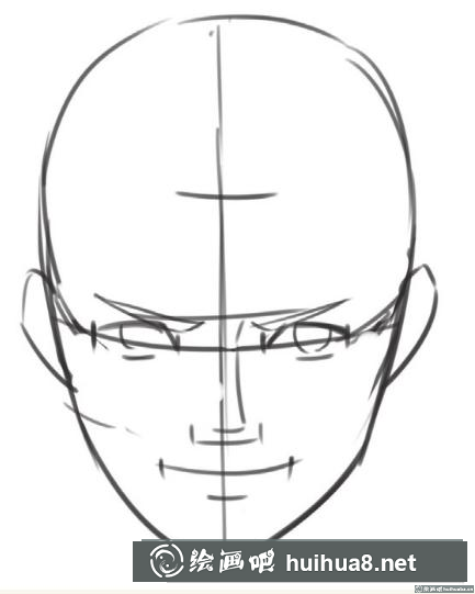 漫畫男生頭部