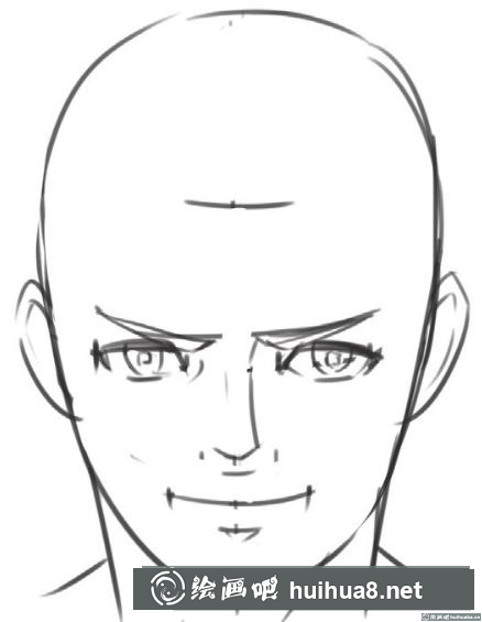 漫畫男生頭部
