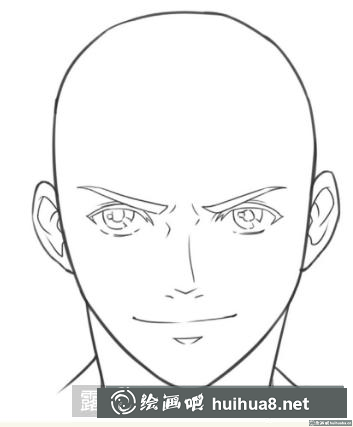 漫畫男生頭部