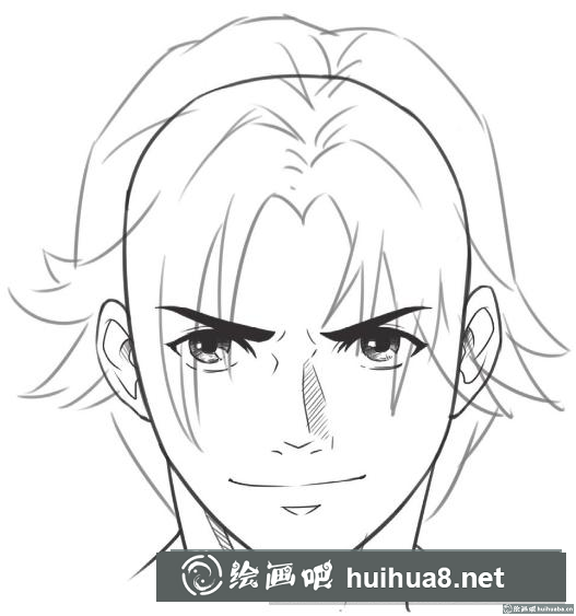 漫畫男生頭部