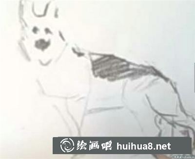 素描教程：怎么畫狗