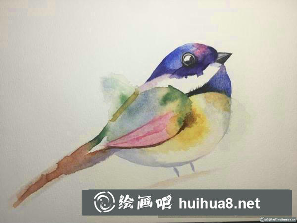 小兔子水彩畫