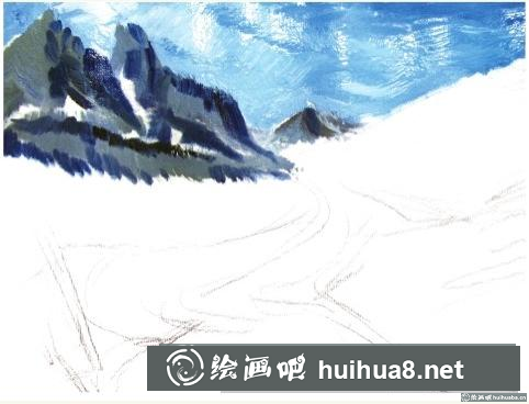 水粉畫(huà)山間樹(shù)林 水粉畫(huà)山間樹(shù)林