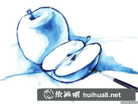 水粉畫蘋果