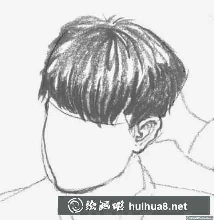 男青年速寫