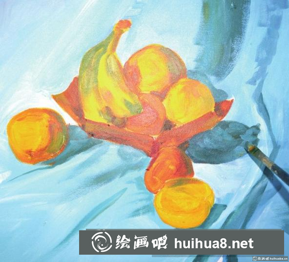 丙烯畫(huà)水果組合 丙烯畫(huà)水果組合