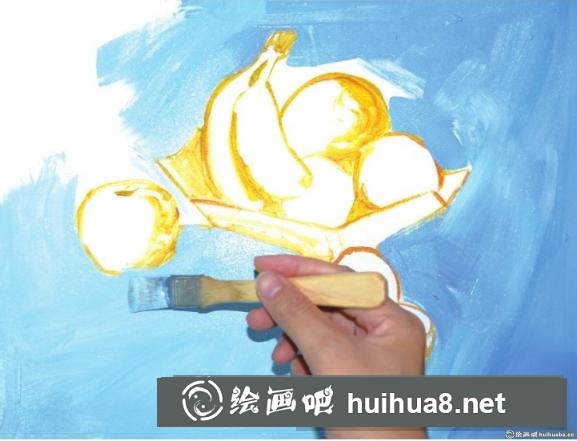 丙烯畫(huà)水果組合 丙烯畫(huà)水果組合