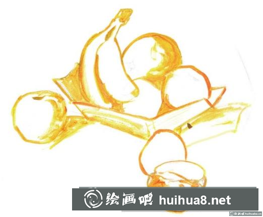 丙烯畫(huà)水果組合 丙烯畫(huà)水果組合