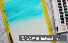 星空水彩氣球女孩夢想之旅